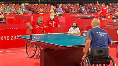 بارالمبياد طوكي2020.. مغامرة سامح عيد وأيمن الزناتي تنتهي عند ثمن نهائي فرق تنس الطاولة