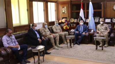 محافظ كفر الشيخ يناقش سبل التعاون بين المحافظة وجهاز الخدمة الوطنية