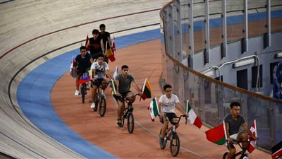 وزير الرياضة يشهد البروفة النهائية لحفل افتتاح بطولة العالم للدراجات 