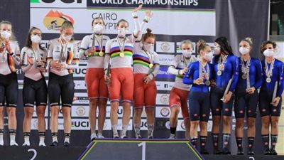 روسيا تتوج بذهبية سباق السرعة ببطولة العالم للدراجات