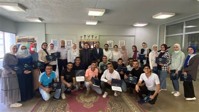 دورات تدريبية لطلاب كلية العلوم بجامعة حلوان