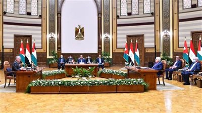 مصر والأردن وفلسطين قمة الشراكة الاستراتيجية