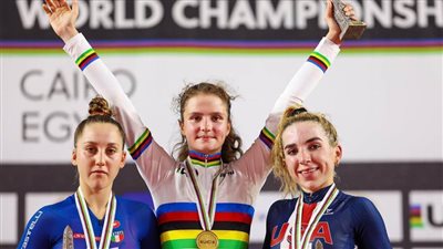 روسيا تتوج بذهبية سباق النقاط ببطولة العالم للدراجات