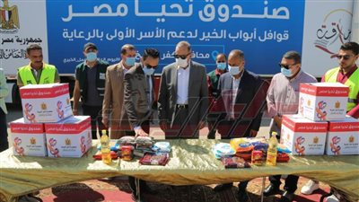 محافظ كفر الشيخ يستقبل قافلة 