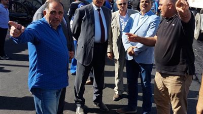 محافظ البحيرة يتفقد أعمال تطوير شارع النصر بدمنهور