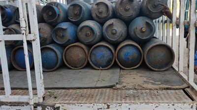 ضبط سيارة محملة بأسطوانات غاز منزلية قبل بيعها بالسوق السوداء بالبحيرة