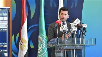 وزير الرياضة يشهد مؤتمر الإعلان عن استضافة مصر لبطولة العالم للخماسي الحديث