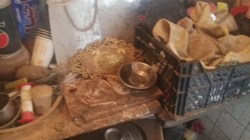 جانب من مضبوطات الحملة