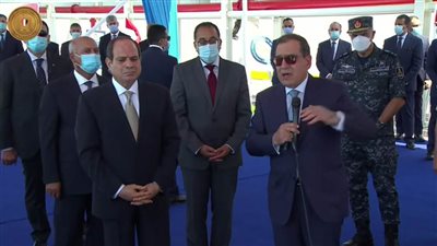 الرئيس السيسي يتفقد أعمال تطوير منطقة 