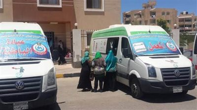 مستمرة غدا....5 قوافل طبية ضمن مبادرة رئيس الجمهورية حياة كريمة 