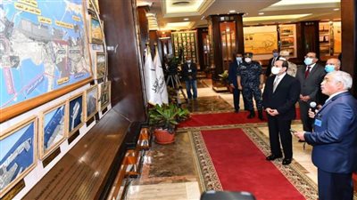 الرئيس السيسي يتفقد متحف ميناء الإسكندرية البحري والقاعة التاريخية × 7 صور