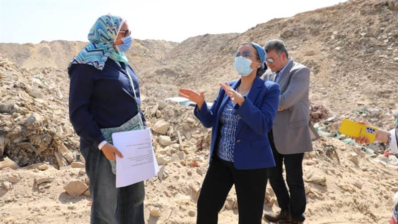 وزيرة البيئة تتفقد