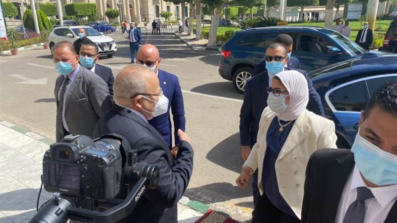 لحظة استقبال الخشت