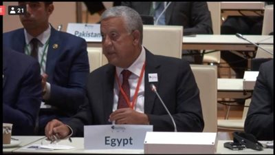 رئيس مجلس النواب يلقي كلمة أمام القمة البرلمانية العالمية الأولى لمكافحة الإرهاب