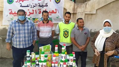 حياة كريمة.. جامعة دمنهور تواصل أعمال القوافل الطبية بقرى البحيرة