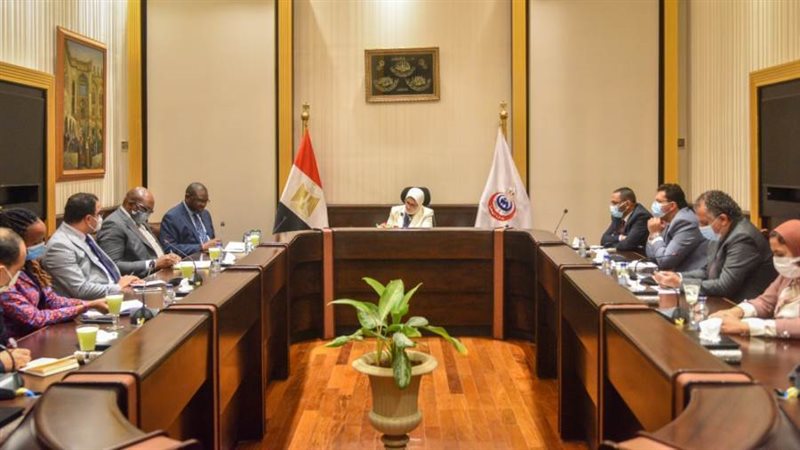 اجتماع وزيرة الصحة