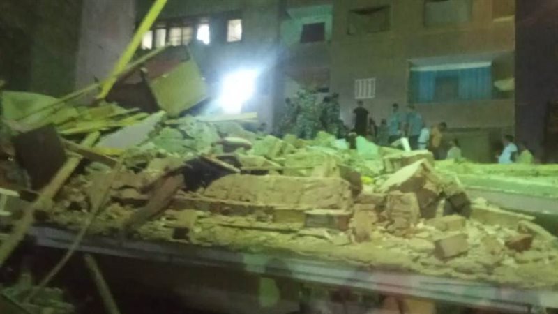 العقار المنهار بشبرا