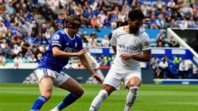 مانشستر سيتي ينجو من ليستر سيتي على ملعبه بفوز صعب في البريميرليج