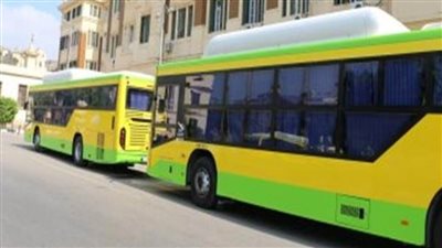 15 أتوبيسا وميكروباصات لنقل ركاب حلوان