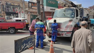 استعدادًا للشتاء.. حملات لتطهير بالوعات الصرف الصحي في بيلا
