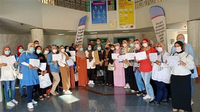 الرعاية الصحية تخرج الدفعة الأولى من البرنامج التدريبي لتنمية مهارات التمريض 