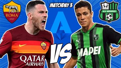 روما يفوز على ساسولو 3-1 ويحقق انتصاره الثالث علي التوالي في الدوري الإيطالي