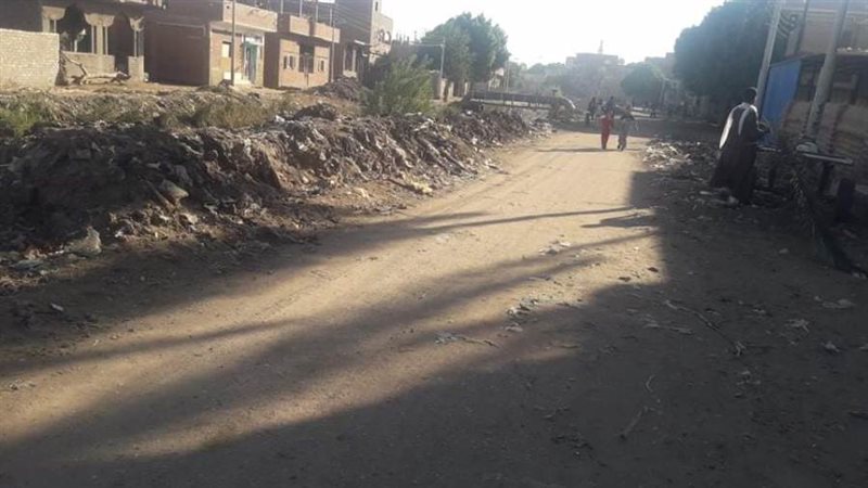 مدخل قرية بوق تبدوا