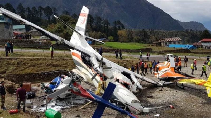 تحطم طائرة- صورة