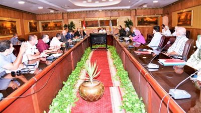 محافظ الغربية يتابع معدلات تنفيذ 614 مشروعا بمركز زفتى ضمن 