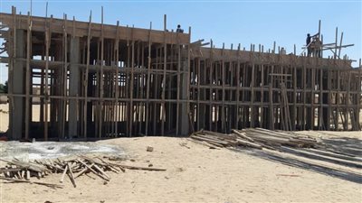 عمل غرف منظم خفض ضغط الغاز بقرية 