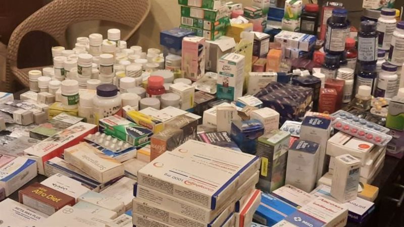 مضبوطات الأدوية