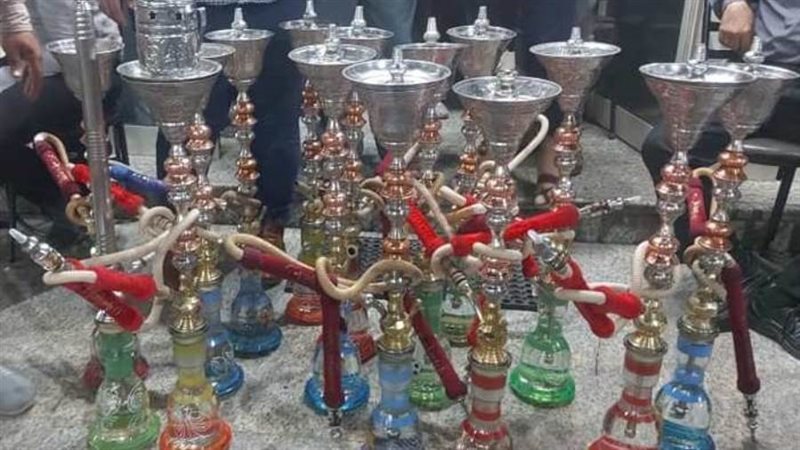 ضبط 147شيشة وغلق