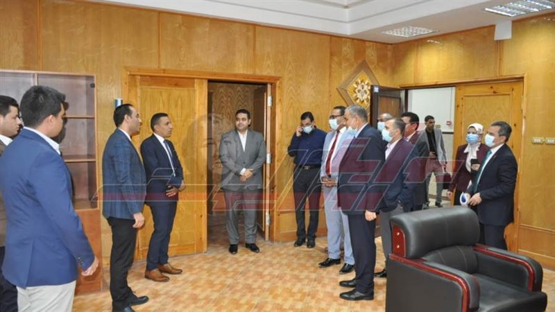 وفد الأعلي للجامعات