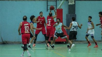 الأهلي يفوز على فريق القاهرة 76-29 في بطولة المنطقة لكرة السلة