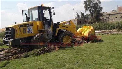 كفرالشيخ تزيل التعديات على الأراضي الزراعية 