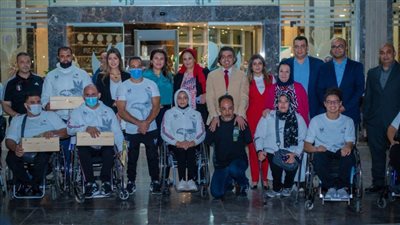بالصور.. تكريم أبطال البارالمبية المشاركين في دورة طوكيو2021 