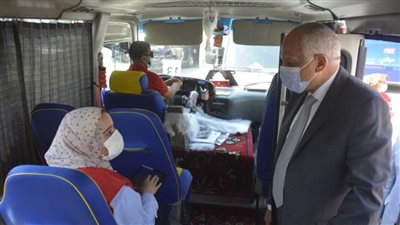  محافظ الجيزة يدشن حملة «معًا نطمئن.. سجل الآن» لتشجيع المواطنين على تلقي لقاح كورونا