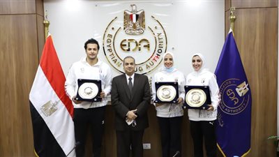 هيئة الدواء تكرم أبطال مصر بأولمبياد طوكيو ٢٠٢٠