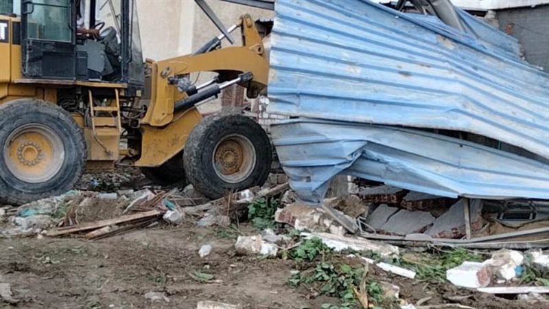 إزالة التعديات بالبحيرة