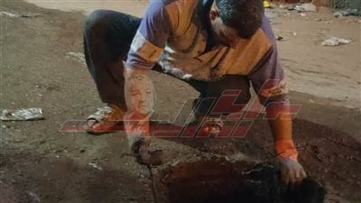 متابعة استعداد المدارس وتطهير صفايات الأمطار بكفر الشيخ