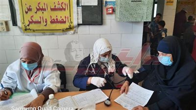صحة كفر الشيخ تنظم قافلة طبية مجانية الكشف على المواطنين