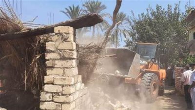 إزالة 133 حالة تعدٍ على الأراضي الزراعية بالشرقية 