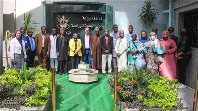  وفد علمي نيجيري يتفقد معمل 