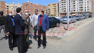 نورالدين يتفقد عددا من المحاور والطرق بكفرالشيخ