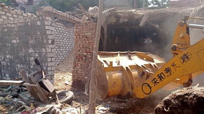 إزالة 399 حالة تعدٍ على أملاك الدولة بالدقهلية