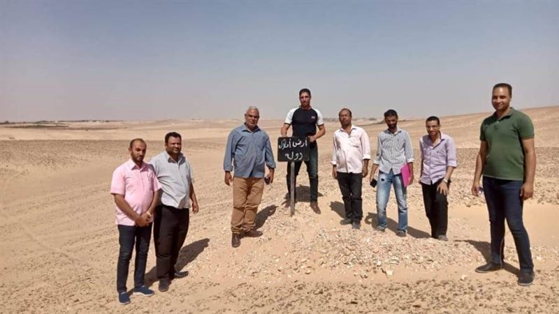 استرداد أراضي بالمنيا