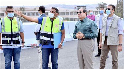 عاجل.. بسام راضي: الرئيس عبدالفتاح السيسي يتفقد اعمال تطوير وتوسعة الطريق الدائري