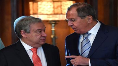 جوتيريش ولافروف يشددان على أهمية تعزيز دور الأمم المتحدة في الساحة الدولية