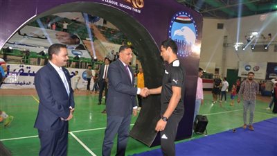 أمين عام مستقبل وطن ومحافظ الدقهلية يشهدان نهائي دوري الحزب