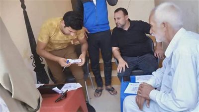 تسجيل وتطعيم أهالي عزبة شعيب بقرية السبع آبار غربية بالإسماعيلية